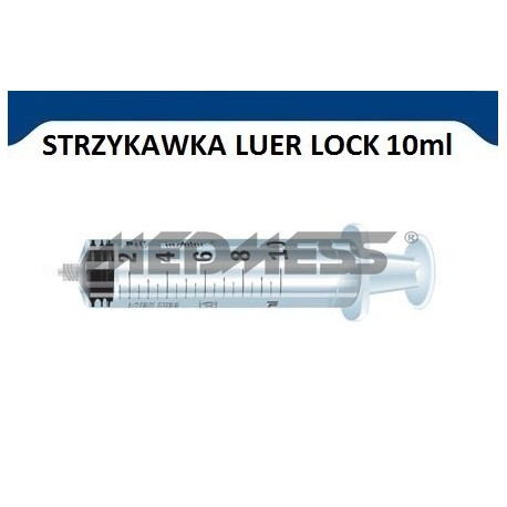 PIC Solution Strzykawka 10 ml LUER LOCK, 100 szt