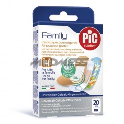 PIC Solution Plastry Family antybakteryjne 20 szt