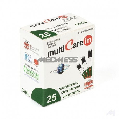 MultiCareIn Paski do pomiaru cholesterolu