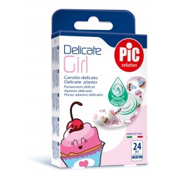 PIC Solution Plastry DELICATE GIRL dla dziewczynki 19x72mm 20 szt