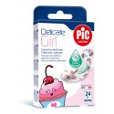 PIC Solution Plastry DELICATE GIRL dla dziewczynki 19x72mm 20 szt