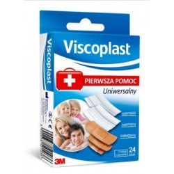 Viscoplast Zestaw Plastrów Uniwersalny, 24 szt.