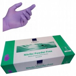 ABENA Rękawice diagnostyczne nitrylowe bezpudrowe - 100 szt
