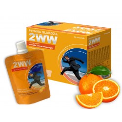 1WW - Płynna glukoza o smaku pomarańczowym - 10 saszetek x 12ml